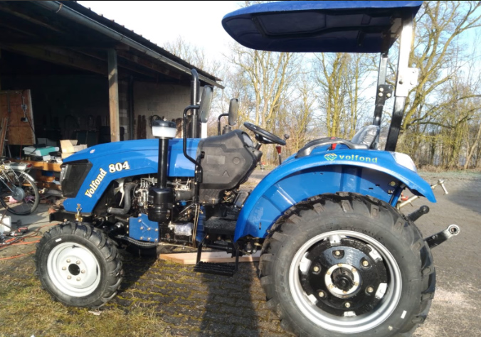 Volfond 804 model 80hp small tractor working in Germany